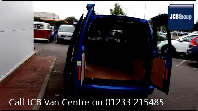 2014 Volkswagen Caddy C20 Highline 2l Raven Blue Metallic GK64ETT for sale at JCB Van Centre Ashfor смотреть онлайн
