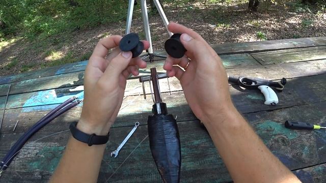 САМОДЕЛЬНОЕ РУЖЬЕ ДЛЯ ПОДВОДНОЙ ОХОТЫ . Арбалет роллер смотреть онлайн