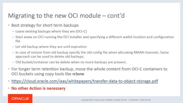 OCI Native DB Cloud Backup Module смотреть онлайн