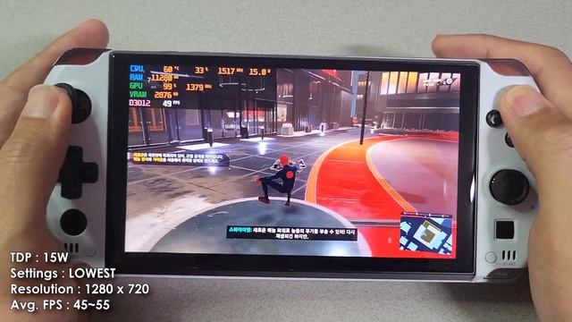 GPD WIN 4 (Ryzen 6800U) Game test - Marvel's Spider-Man: Miles Morales смотреть онлайн
