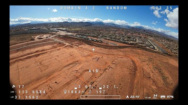 GEPRC DOMAIN 4.2 GPS RESCUE - BATTERY COMPARISON 1100 v 1300 смотреть онлайн