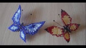 Бабочки из бисера Butterfly from beads