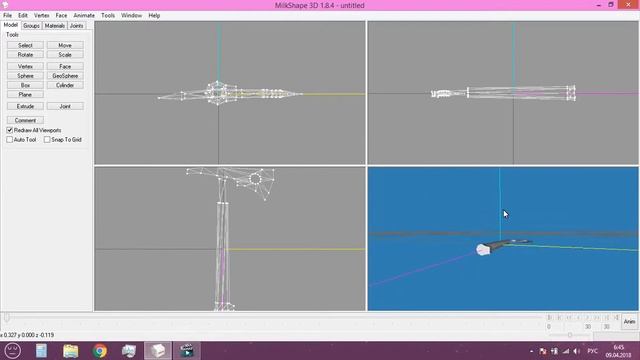 Урок MilkShape 3D : Подключение текстур к модели смотреть онлайн