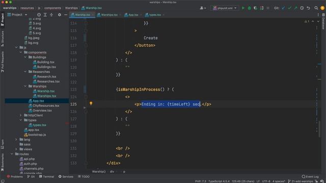 Browser Online Game Warships #22: Laravel 8, React JS, TypeScript, continue to create ships смотреть онлайн