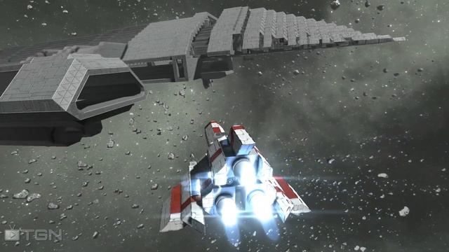 Space Engineers : "Viper and Raptor" Battlestar Galactica Ships (Community Build) смотреть онлайн