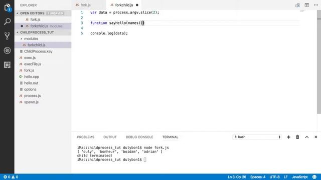 NodeJS ChildProcess: Send Messages to Parent Process смотреть онлайн