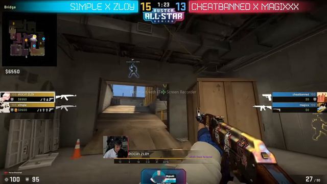 S1MPLE & ЗЛОЙ ПРОТИВ MAGIXX'A И ЧБ ФИНАЛ (CS GO) смотреть онлайн