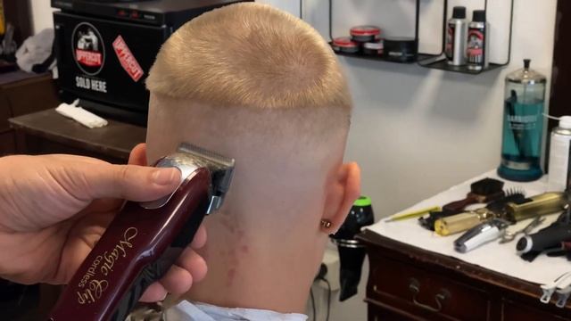 Buzz Cut Fade Military Haircut #haircut #buzzcut #youtuber #hairstyle