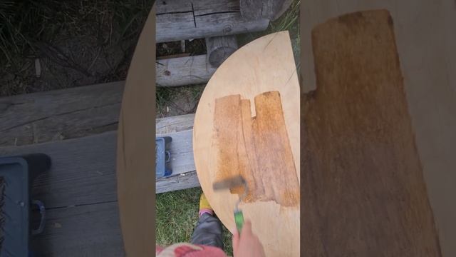 Реставрация старого круглого стола своими руками.