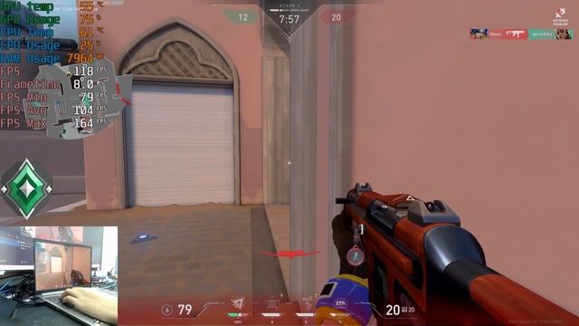 Lenovo Thinkbook 15 G5 Ryzen 5 7530U Radeon Graphics 2GB 60Hz Pannel Valorant How Many FPS?