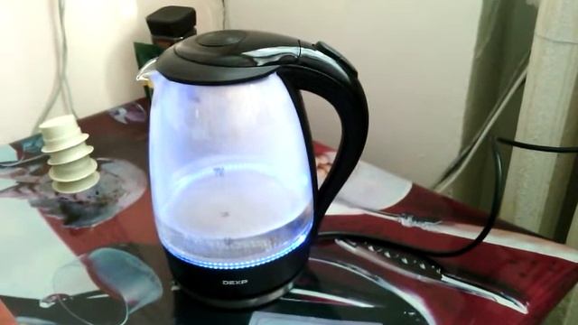 Электрочайник DEXP GF 175 черный смотреть онлайн