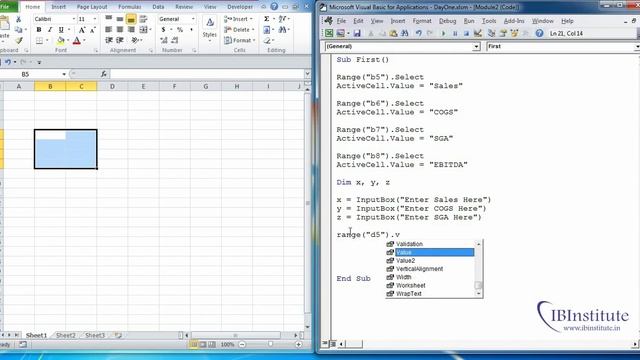 8 Use Of Input Box And Formula Comand 1 смотреть онлайн