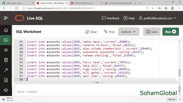 24/26 Demo: Oracle LiveSQL Queries Online смотреть онлайн
