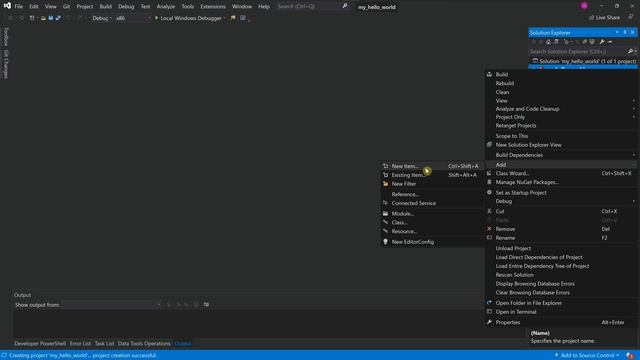 Code C++ in Visual Studio 2019 | Exotic Developer смотреть онлайн