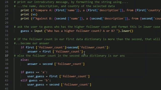 creating a HIGHER LOWER GAME ~ Python Project Ideas 018 смотреть онлайн