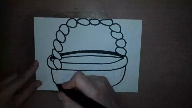 How to draw a cart / Cómo dibujar una canasta / Comment dessiner un panier /Zeichne einen Korb смотреть онлайн