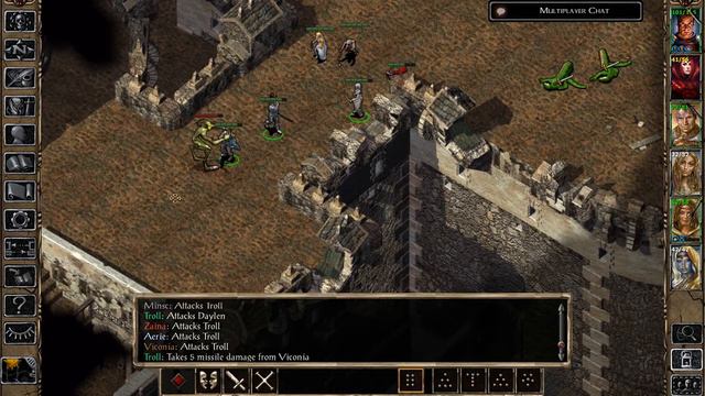 Baldur's Gate 2 Part 8 - Trolls, Trolls and Snakes - CharacterSelect смотреть онлайн