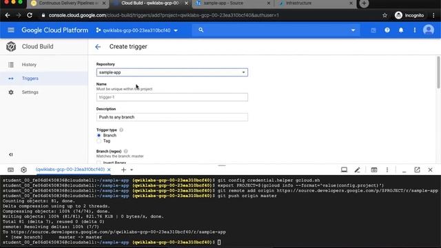 Qwiklabs Continuous Delivery Pipelines with Spinnaker and Kubernetes Engine GSP114 смотреть онлайн