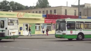 Buses in Moscow, Russia - Автобусы в Москве 2010!