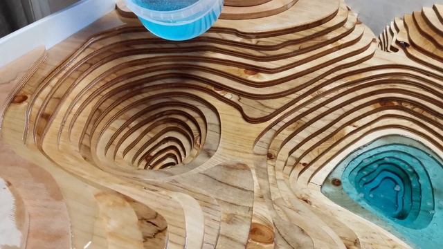 Стол Океанское Дно из эпоксидной смолы (Как оно было) смотреть онлайн