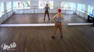 Самба видео урок для начинающих / школа танцев МАРТЭ