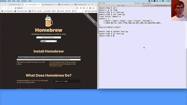 A broad overview of python and tools used in our MSDS program смотреть онлайн