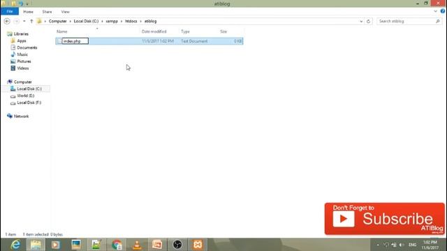 2. Running first program with XAMPP | PHP Tutorial | ATIBlog смотреть онлайн