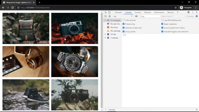 Responsive Image Lightbox using HTML CSS & JavaScript Lightbox Gallery in JavaScript смотреть онлайн