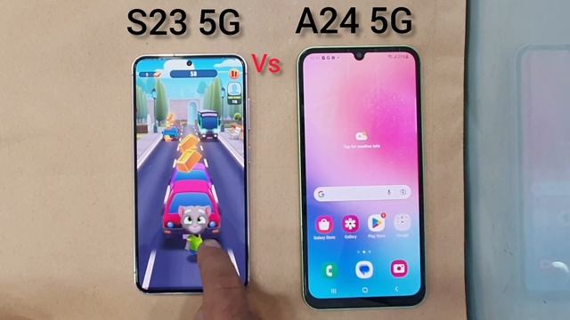 Samsung S23 5G vs A24 5G | speed Test ? ? смотреть онлайн