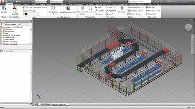 Software Autodesk Factory Design Suite 2014 - dispozice a její tvorba смотреть онлайн