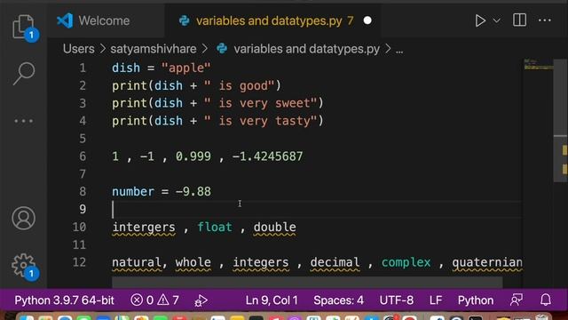 ? ? ? Variables & DataTypes in Python 3 | Python 3 Beginners Course Part 5 смотреть онлайн