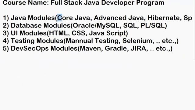 Day 1 | What is Full Stack Java ? | Which technologies we have to learn in full stack java смотреть онлайн