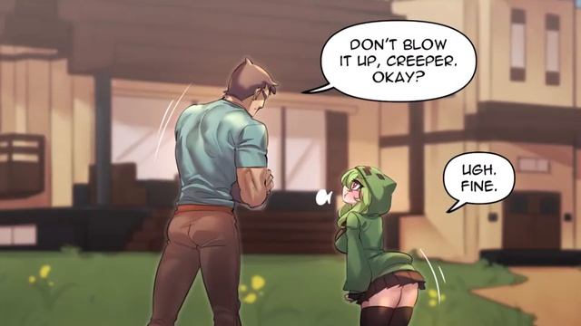 Minecraft Anime chapter 14 Steve's new house смотреть онлайн