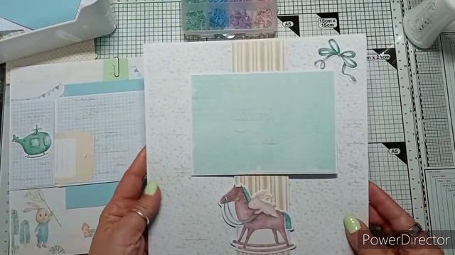Tuto album bébé garçon pages 3 et 4 (3eme parties) смотреть онлайн