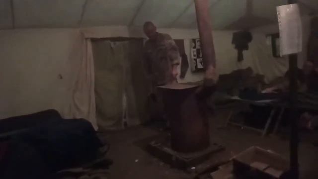 Армейская буржуйка в АТО. смотреть онлайн