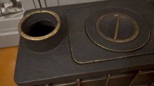 Печь буржуйка чугунная СССР