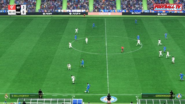 Getafe vs Real Madrid | La Liga 23/24 | EA FC 24 Full Match All Goals | Gameplay PC смотреть онлайн