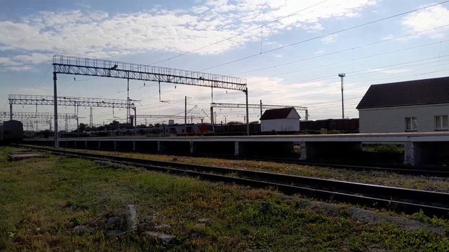 Отправление скоростного поезда № 742 "Белгород-Москва" со станции Тула-1-Курская смотреть онлайн