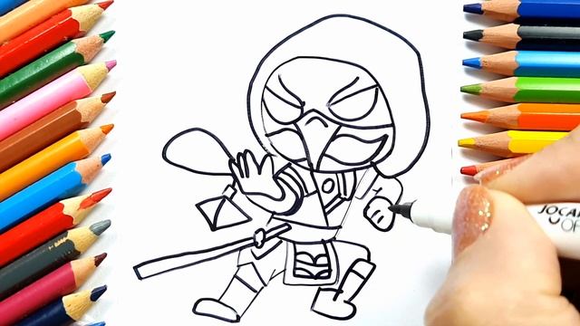 How to Draw and Paint Chibi Scorpion from Mortal Kombat смотреть онлайн