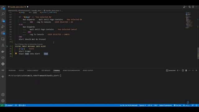 10 ) How to Input Text into Alert | Selenium - Robot Framework смотреть онлайн