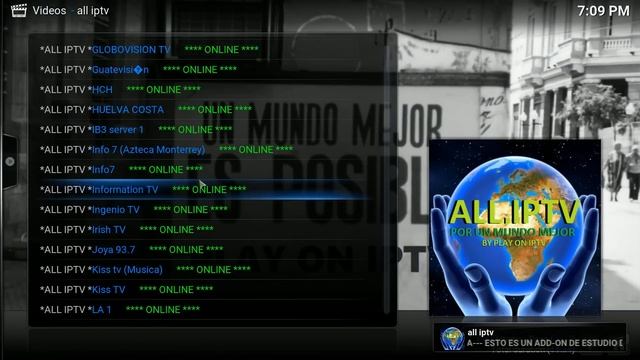 Nuevo Update Addon ALL IPTV Muchos Canales KODI/XBMC смотреть онлайн