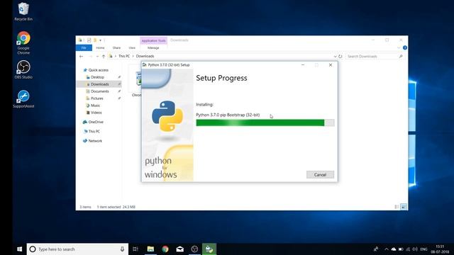 How To Install And Run Python3 Program In Windows смотреть онлайн