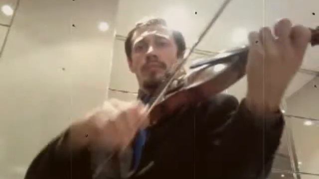 THE VIOLINMAN AT SEA №2 - A. Corelli, Sonata d moll, Giga - 09.03.2015 смотреть онлайн