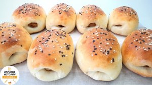 КОТЛЕТЫ В ТЕСТЕ в духовке /мягкое и воздушное дрожжевое тесто и сочная котлета - это вкусно и сытно!