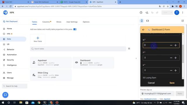 [2022-01-03] Node-Red phân NPK dùng Google Sheet Chart + App Chart смотреть онлайн