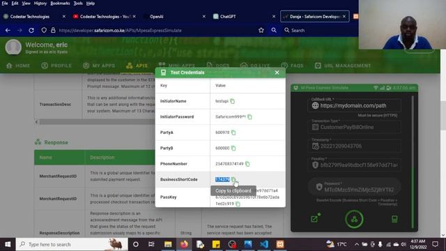 GENERATING PHP CODE FOR MPESA INTEGRATION USING ChatGPT смотреть онлайн