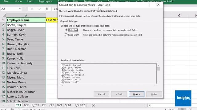 S01E10 Use MS Excel's Text-to-Column Delimited Tool смотреть онлайн