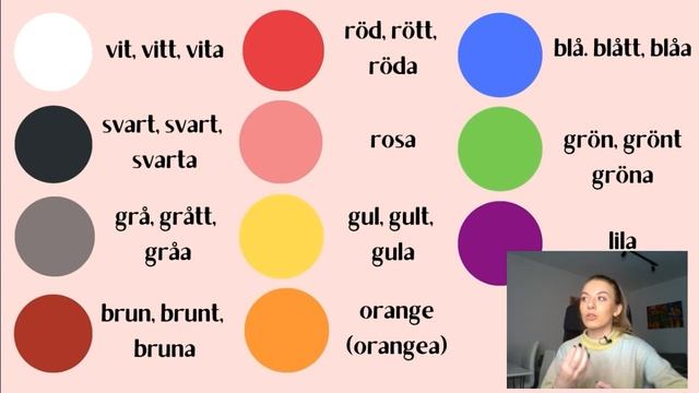 Урок 31. Цвета. Шведский для начинающих. смотреть онлайн