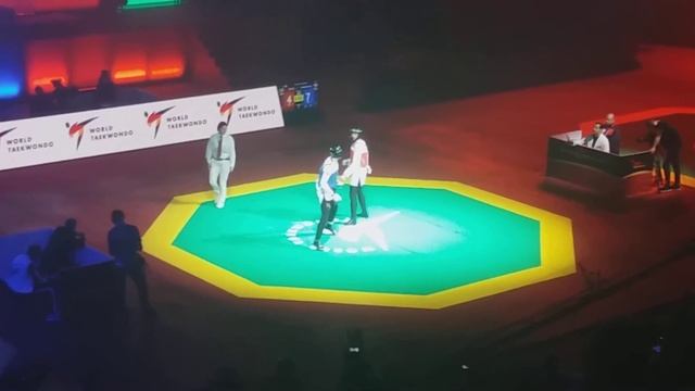 Гран при по тхэквондо в Москве 07.12.19. Выступает Максим Храмцов (в синем). 11:33:52 смотреть онлайн