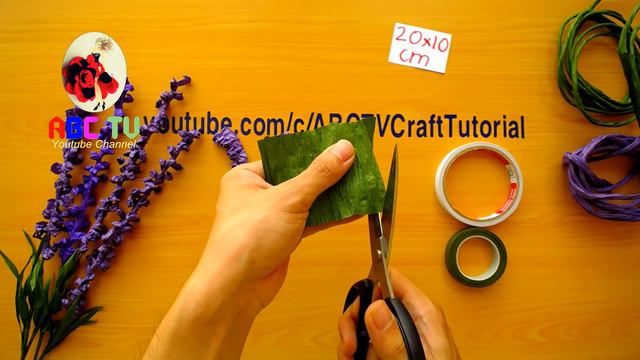 ABC TV | How To Make Lavender Paper Flower From Twisted Paper Rope - Easy Craft Tutorial смотреть онлайн